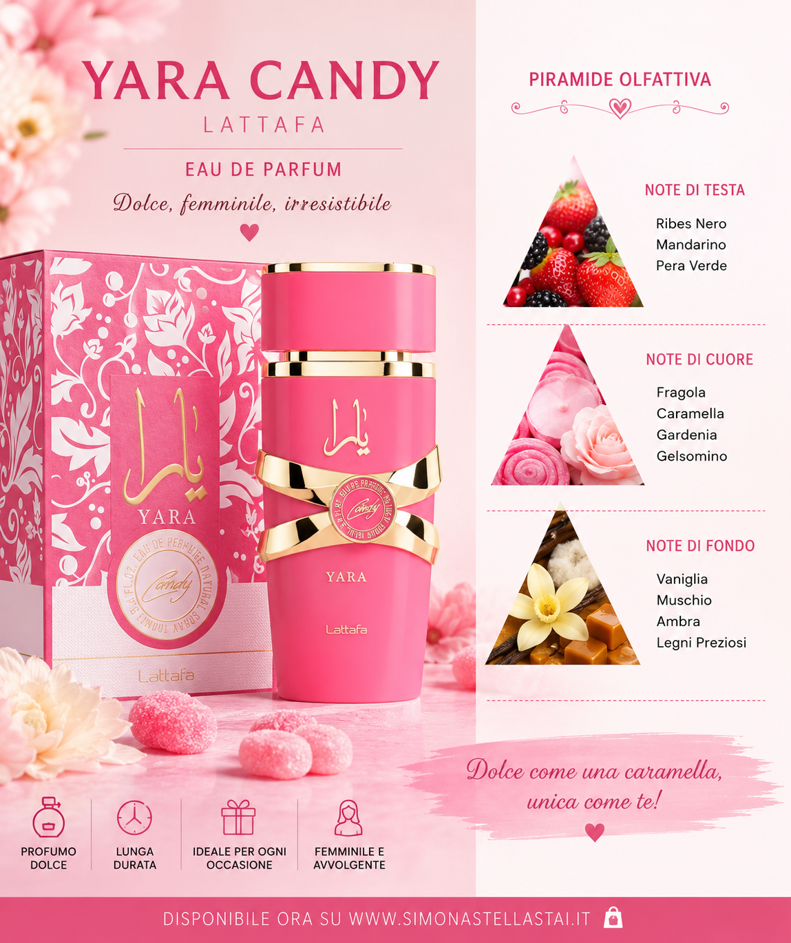 🍬🌸 YARA CANDY - LATTAFA 🌸🍬