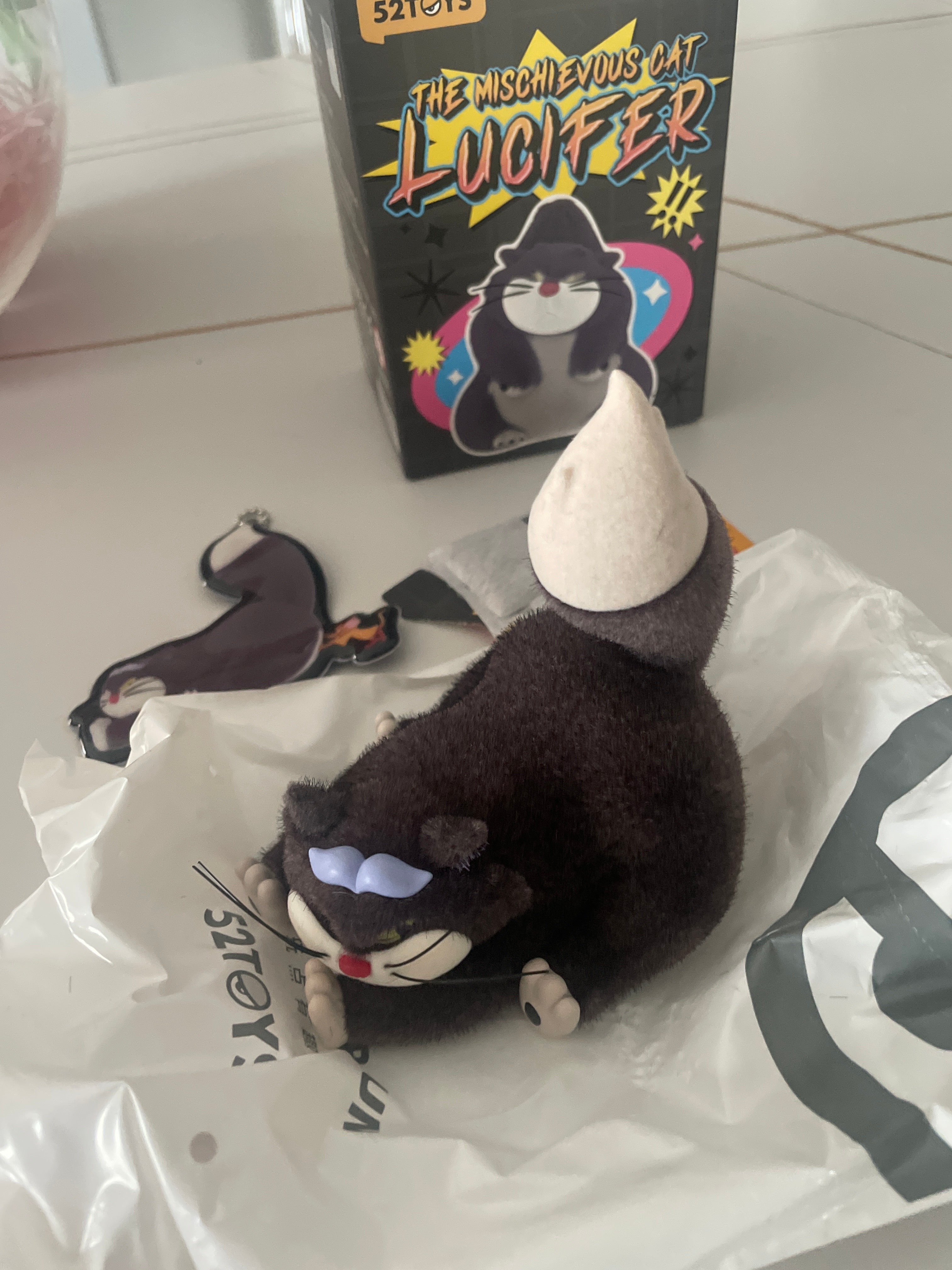 🐱 Disney Lucifer – Sleeping Lucifer | Blind Box 52TOYS